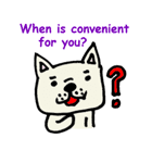 ブサカワ犬のメッセージスタンプ(英語版)（個別スタンプ：29）