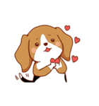 子犬のビーグル（個別スタンプ：2）