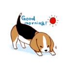 子犬のビーグル（個別スタンプ：9）