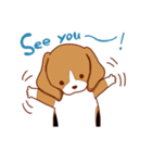 子犬のビーグル（個別スタンプ：12）