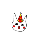 パーティー帽子をかぶったネコ（個別スタンプ：27）