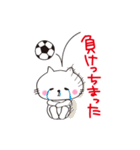 サッカーぬこ（個別スタンプ：36）