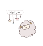 ぽわぽわひつじ（個別スタンプ：15）