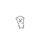 白い犬と柴犬とサバ目な犬友（個別スタンプ：15）