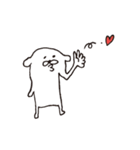 白い犬と柴犬とサバ目な犬友（個別スタンプ：23）