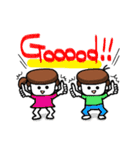 ぼくとあたしとわんこの。ぺらぺ～ら編（個別スタンプ：35）