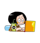 Busy Busy Salary Girl（個別スタンプ：25）