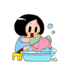 Busy Busy Salary Girl（個別スタンプ：30）