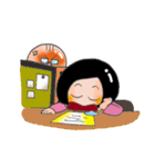 Busy Busy Salary Girl（個別スタンプ：35）