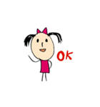 ついんてる子さん（個別スタンプ：1）