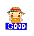 麦わら少年（個別スタンプ：11）