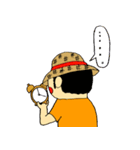 麦わら少年（個別スタンプ：12）