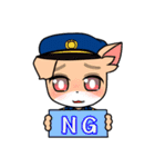 おまわりさんのいぬスタンプ（個別スタンプ：9）