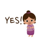 Little Girl From Far Side of the Hill（個別スタンプ：1）
