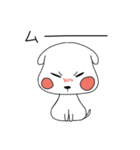 ぺたんこわんこ（個別スタンプ：5）