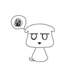 ぺたんこわんこ（個別スタンプ：11）