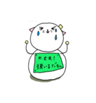 タレネコ一家（雪だるまバージョン）（個別スタンプ：13）