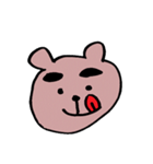 ゆるくまの生活（個別スタンプ：6）