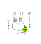 ただのうさぎ（個別スタンプ：34）