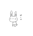 ただのうさぎ（個別スタンプ：40）