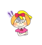 Peach color girl（個別スタンプ：20）