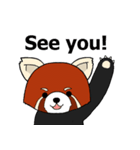レッサーパンダのゆったりライフ（個別スタンプ：7）
