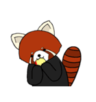 レッサーパンダのゆったりライフ（個別スタンプ：21）
