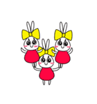 うさリボン（個別スタンプ：20）