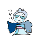 着物姿のよろしおす 1（個別スタンプ：37）