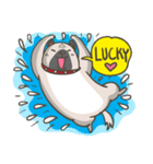 The friendly dog Yon（個別スタンプ：40）