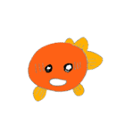 おとぼけ金魚のスタンプ（個別スタンプ：4）
