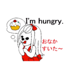 マルチーズの美容師さんごっこ（個別スタンプ：16）