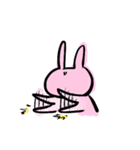 たけはらさんのピンクのうさぎさん（個別スタンプ：14）