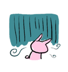 たけはらさんのピンクのうさぎさん（個別スタンプ：21）