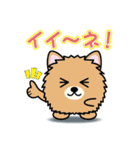 まんまる動物スタンプ（犬）（個別スタンプ：8）