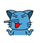 ちび青ねこ‧ともに遊ぶ！（個別スタンプ：13）