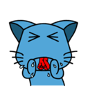 ちび青ねこ‧ともに遊ぶ！（個別スタンプ：38）