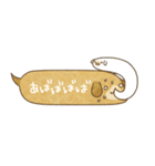 シリーズ第4弾 ふきだしダックスフント（個別スタンプ：14）
