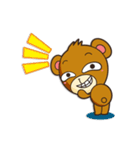 愉快なブラウンベアのシンシン（個別スタンプ：12）