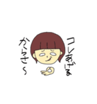 4人の女の子とわんちゃん（個別スタンプ：14）