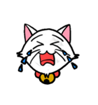 白い子猫フランネル（個別スタンプ：5）