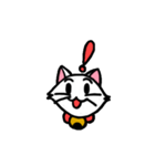 白い子猫フランネル（個別スタンプ：25）