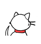 白い子猫フランネル（個別スタンプ：27）