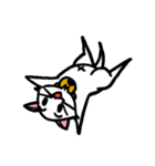 白い子猫フランネル（個別スタンプ：31）