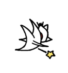 白い子猫フランネル（個別スタンプ：37）