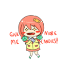 Candy Boy and Girl - cute - (EN)（個別スタンプ：19）