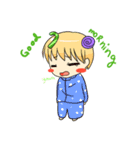 Candy Boy and Girl - cute - (EN)（個別スタンプ：24）