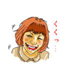 冬女子。（個別スタンプ：40）
