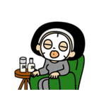おかっぱサホちゃん（個別スタンプ：16）