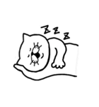 白いネコの何気ない日常 初級編（個別スタンプ：37）